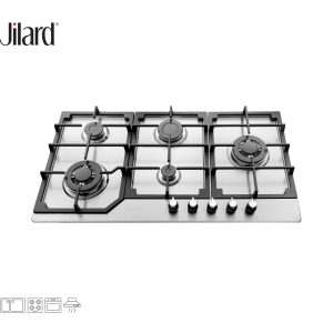 گاز رومیزی ۵ شعله استیل S-2505